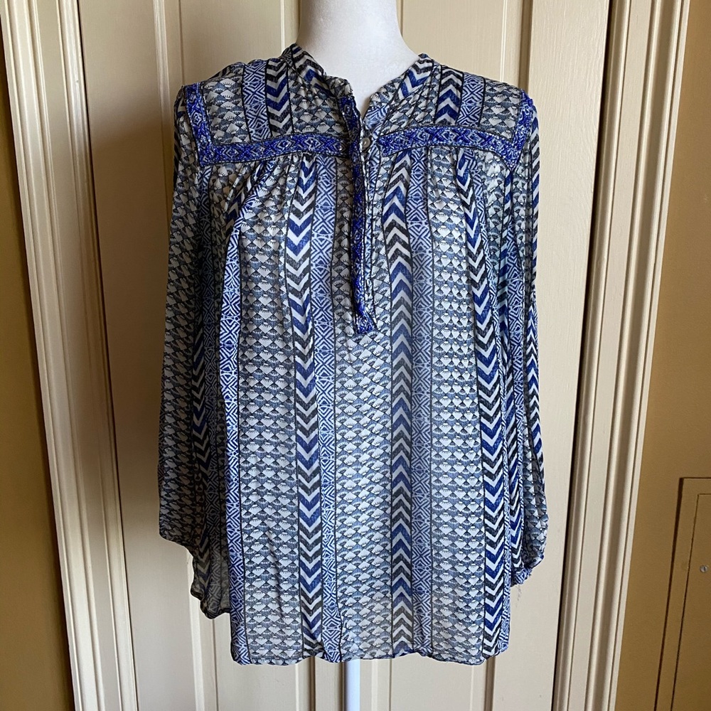 Lucky blue blouse